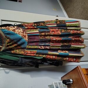 The Pyramid Collection Multicolor Bohemian Skirt